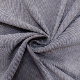 Egyszínű kordbársony szürke 145 cm széles