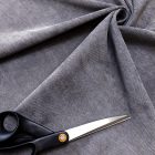 Egyszínű kordbársony szürke 145 cm széles