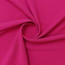 Egyszínű Barbie krepp fukszia 150 cm széles