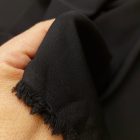 Egyszínű Barbie krepp fekete 150 cm széles