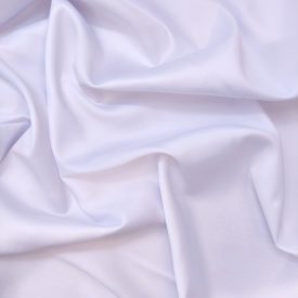 Ruha szatén fehér 145 - 150 cm széles 350 grammos