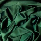 Ruha szatén sötétzöld 145 - 150 cm széles 350 grammos
