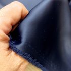 Ruha szatén sötétkék 145 - 150 cm széles 350 grammos