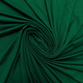 Egyszínű viszkóz jersey smaragdzöld 180 cm széles