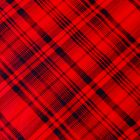 Mintás pamut vászon piros / fekete 156 - 158 cm széles