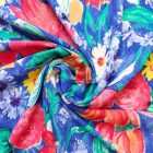 Flokon virág mintás 135 cm széles