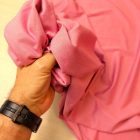 Egyszínű viszkóz jersey rózsaszín 180 cm széles