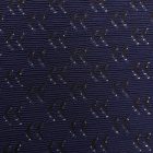 Mintás vastag kötött kék lurexes minta 160 cm széles