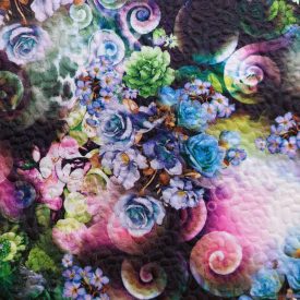 Steppelt virág mintás 150 - 152 cm széles