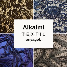 Alkalmi textil anyagok