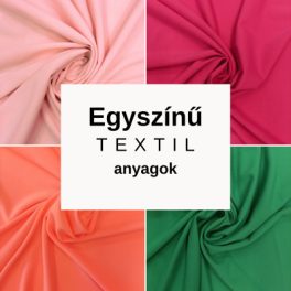 Egyszínű textil anyagok
