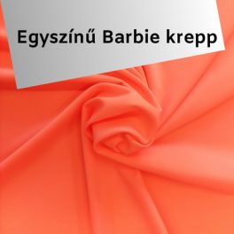 Egyszínű Barbie krepp
