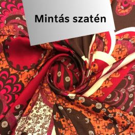 Mintás szatén